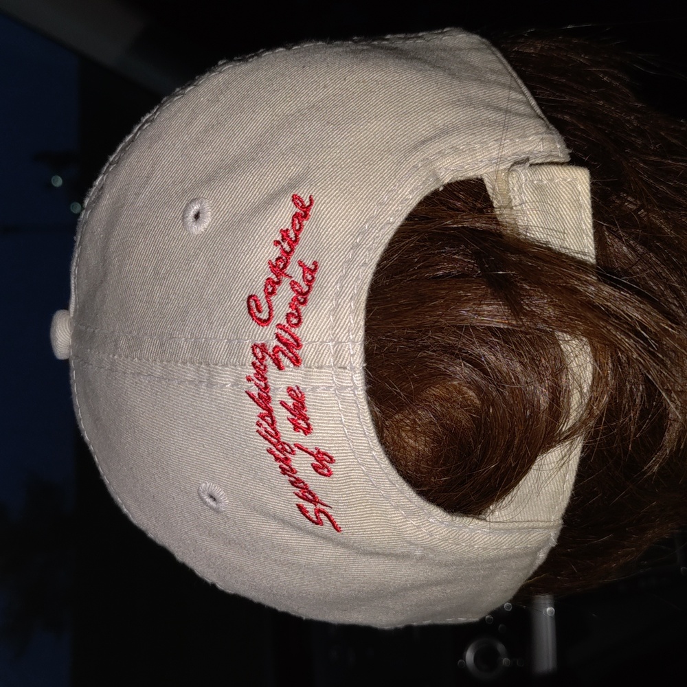 World Wide Sportsman Islamorada, Fl Bass Pro Shops Embroidered Strap-on Cap Hat - Picture 4 of 10